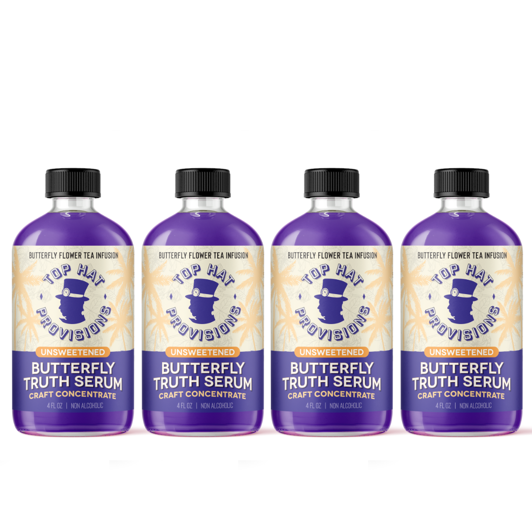 Butterfly Truth Serum - Blue Butterfly Pea Flower Extract & Tea Concentrate - 4oz bottle