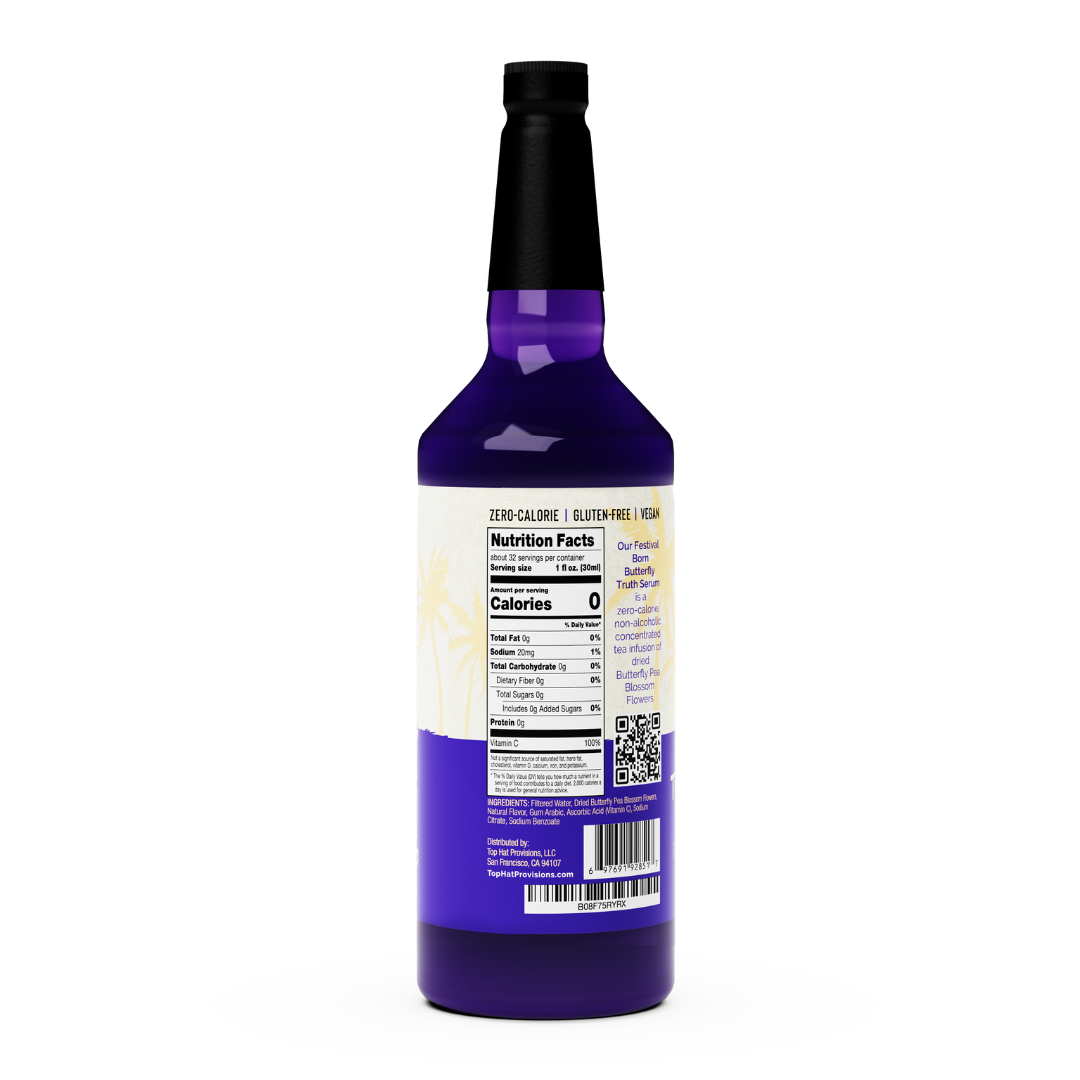 Butterfly Truth Serum - Blue Butterfly Pea Flower Extract & Tea Concentrate