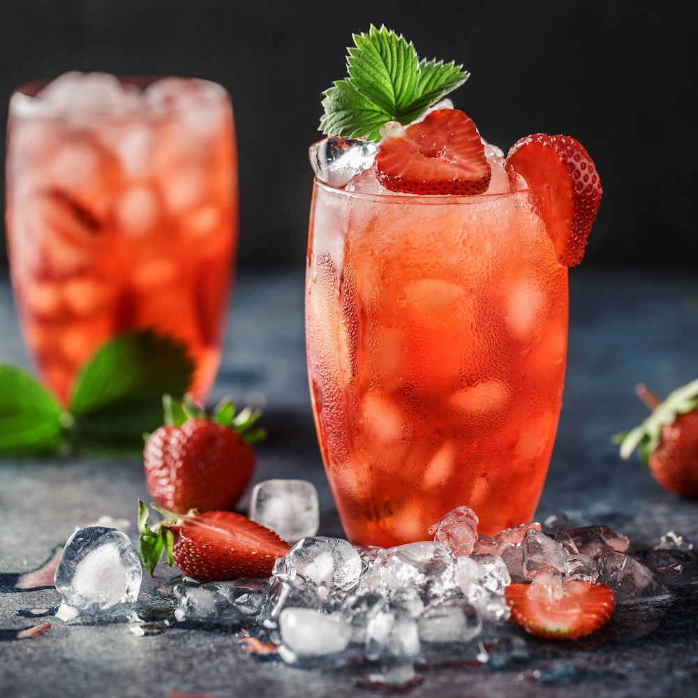 Top Hat Strawberry Ginger Lemonade Concentrate - 12x32oz case