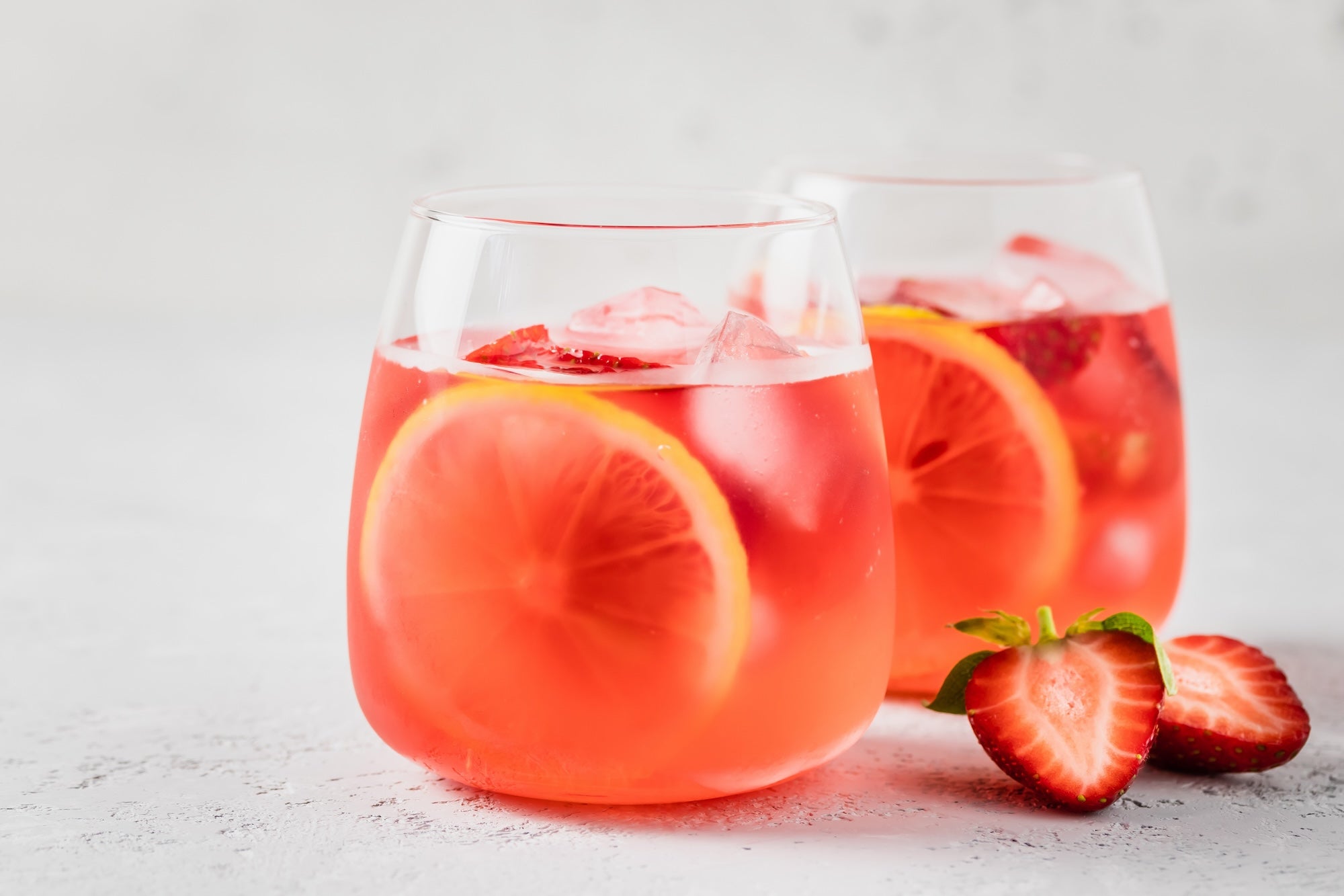 SPARKLING STRAWBERRY GINGER LEMONADE