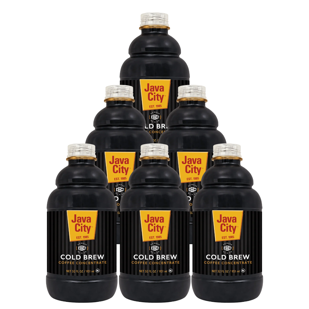 Java City Cold Brew Coffee Concentrate & Espresso Martini Batching Mix - 6X32oz case B2B