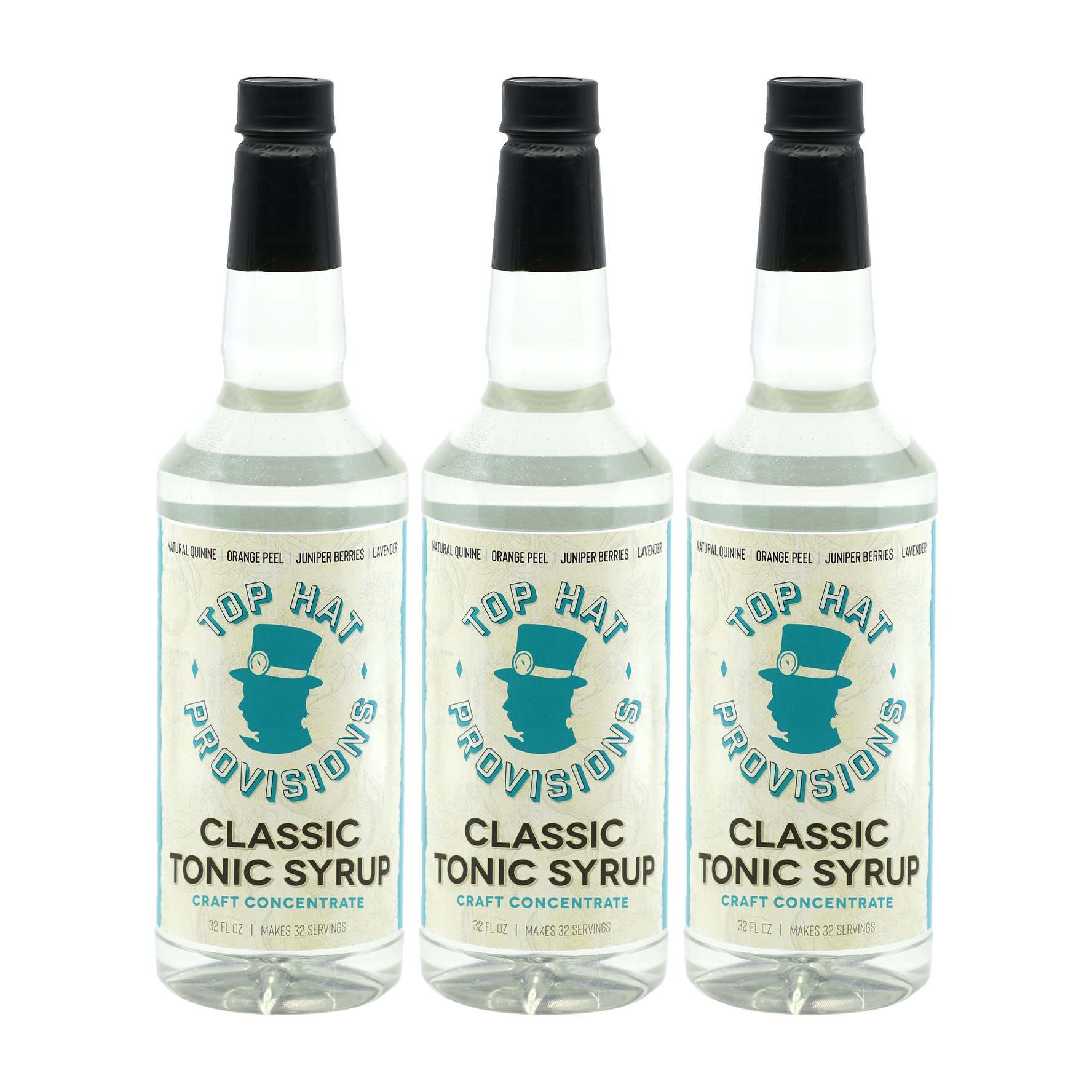 Classic tonic syrup 3-pack 32oz image, THCT32OZ3PK B2B