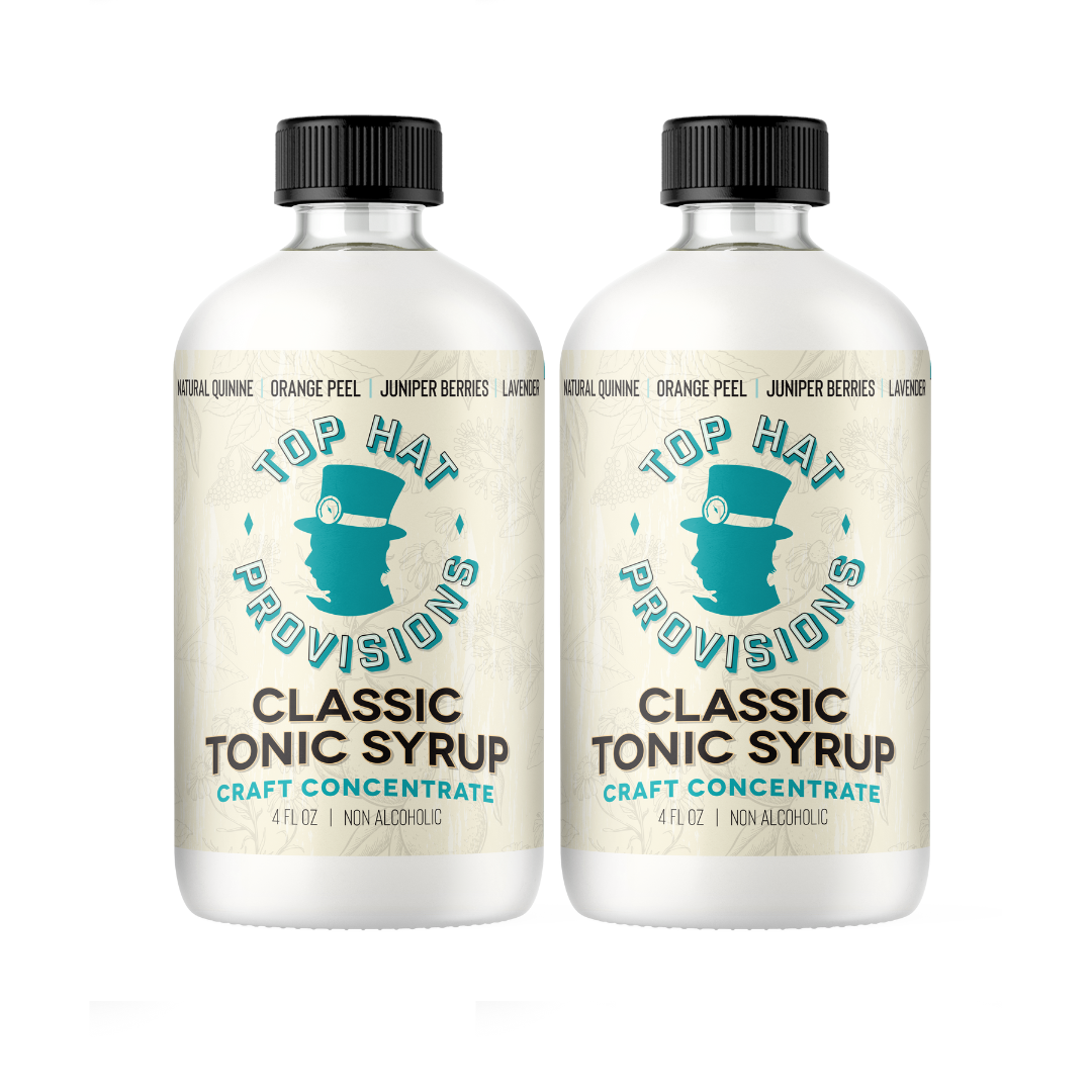Top Hat Classic Tonic Water Syrup & 5x Quinine Concentrate - 4oz Bottle