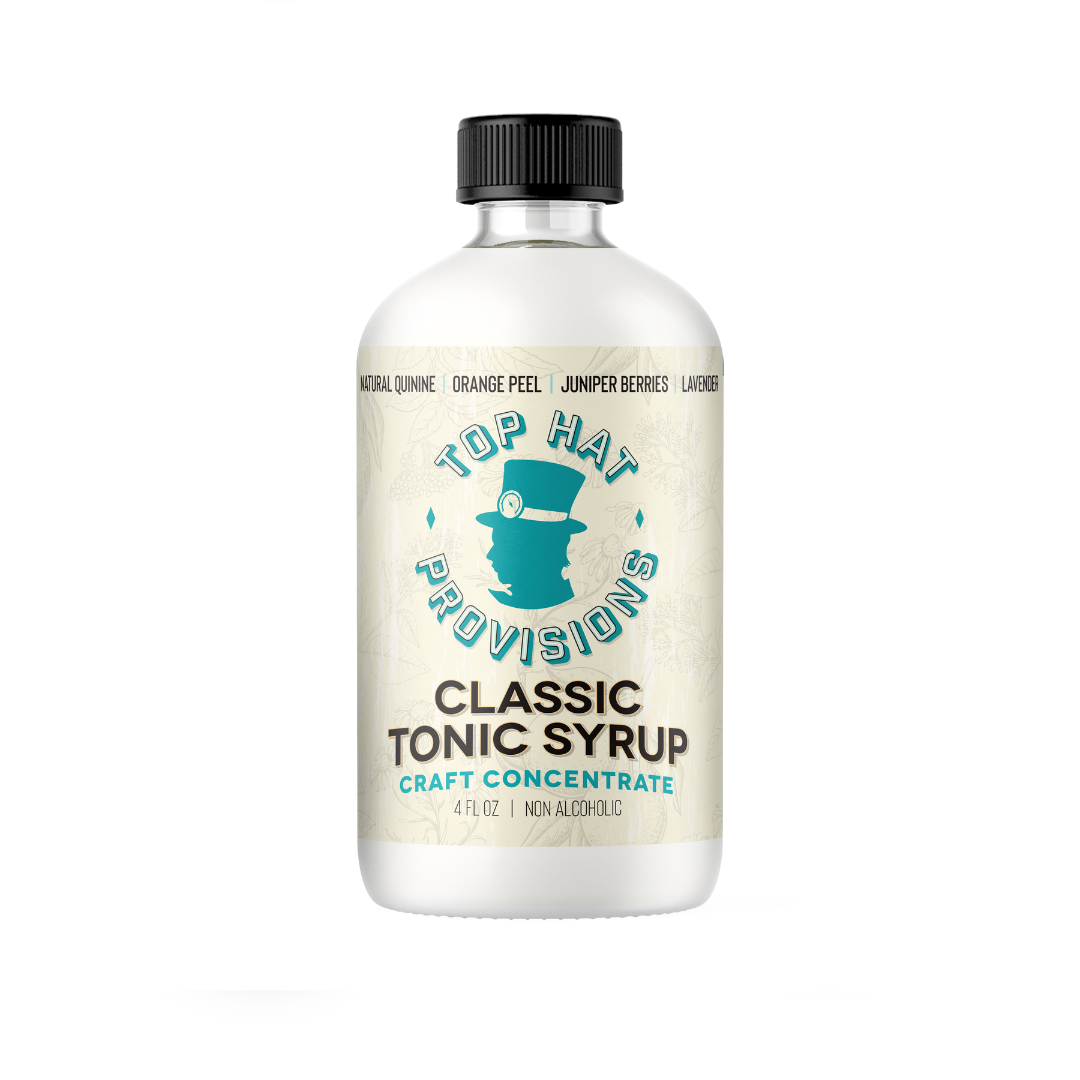 Top Hat Classic Tonic Water Syrup & 5x Quinine Concentrate - 4oz Bottle
