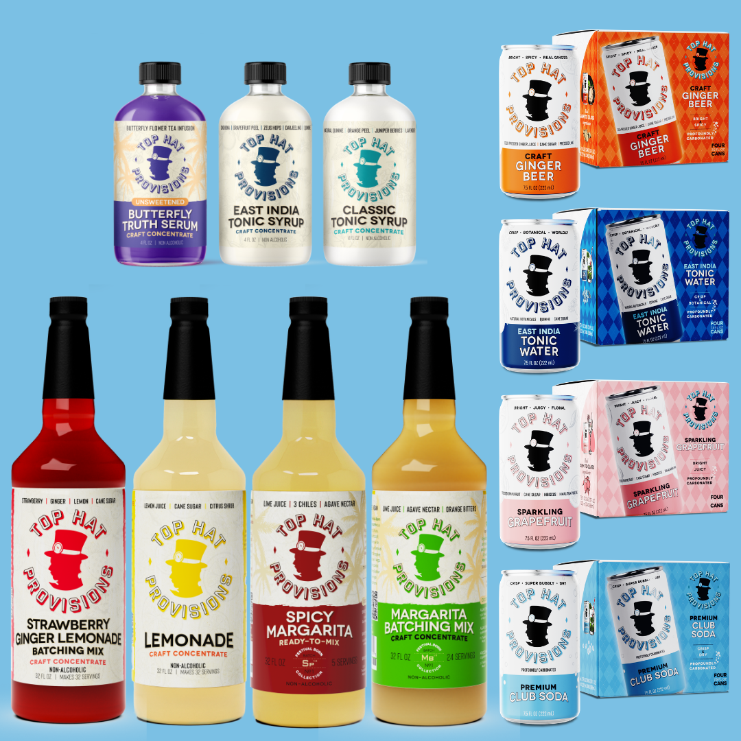 Top Hat Zero Proof Mixology Kit