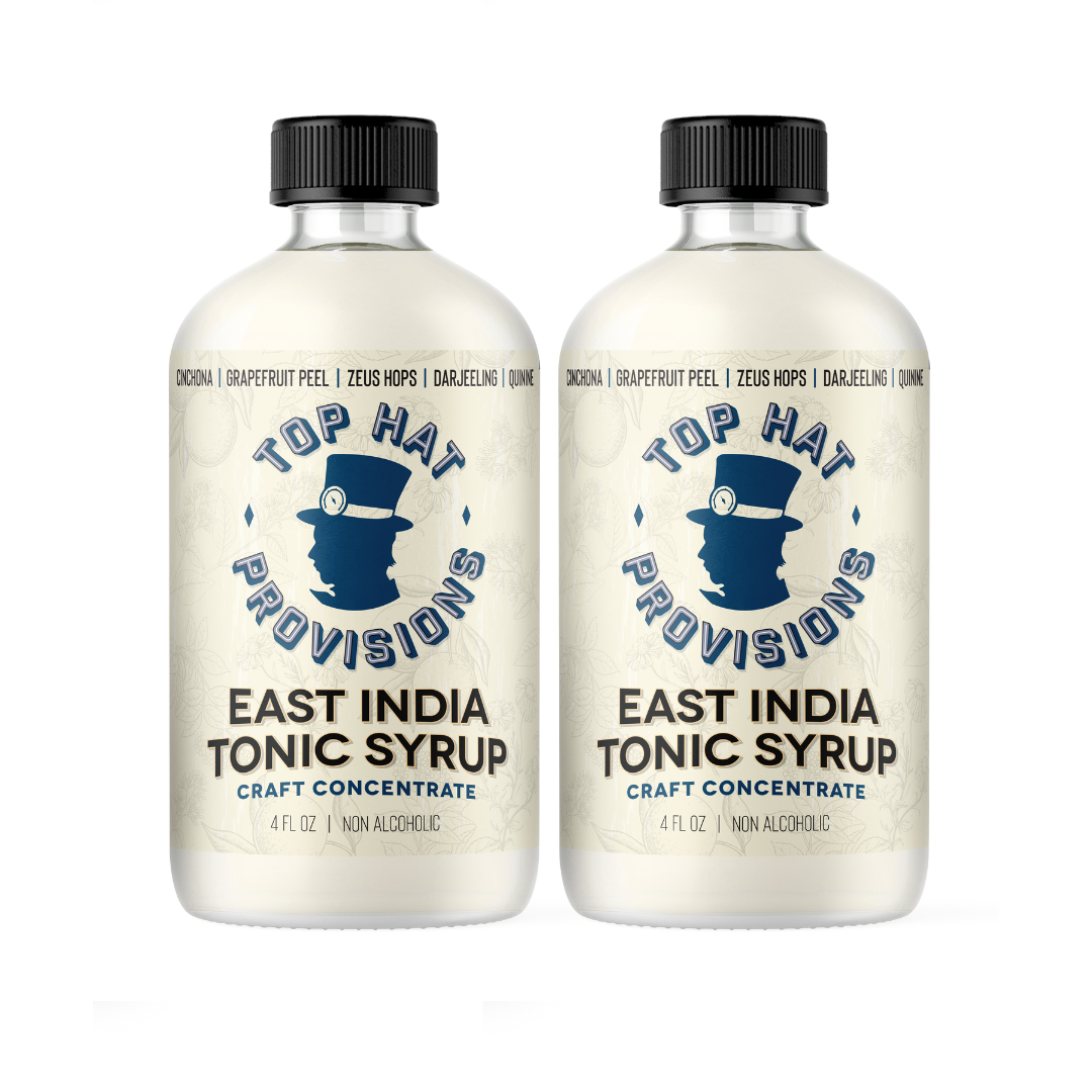 Top Hat East India Tonic Water Syrup & 5x Quinine Concentrate - 4oz Bottle