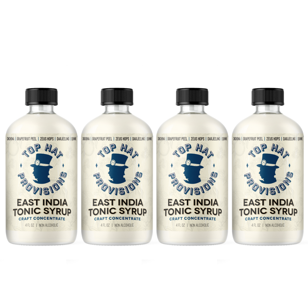 Top Hat East India Tonic Water Syrup & 5x Quinine Concentrate - 4oz Bottle