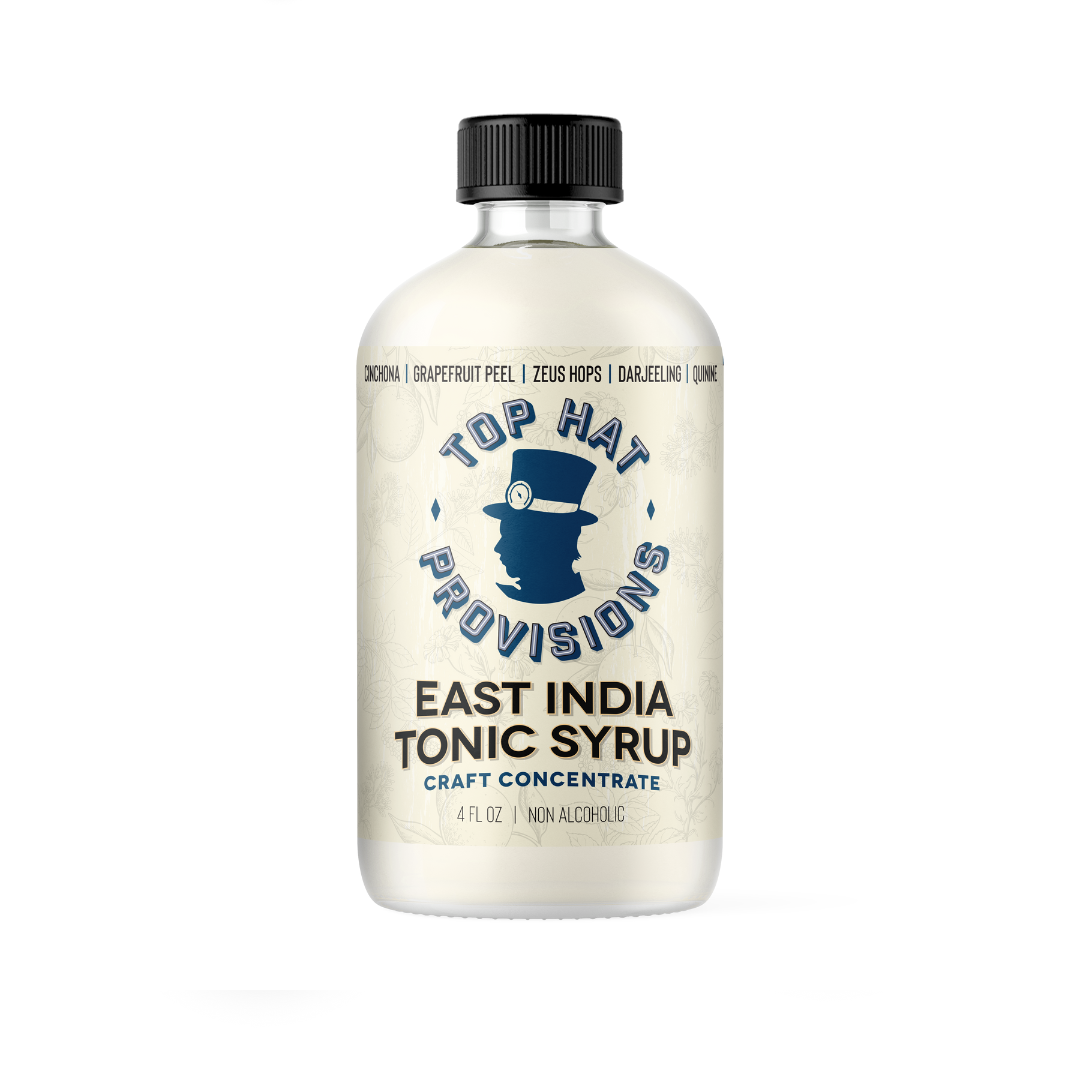 Top Hat East India Tonic Water Syrup & 5x Quinine Concentrate - 4oz Bottle