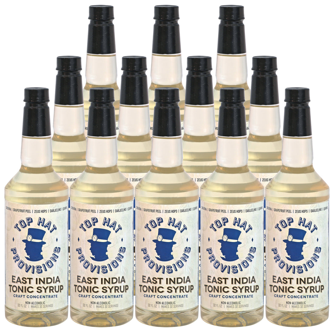 New East India Tonic Syrup 32oz, 12-pack