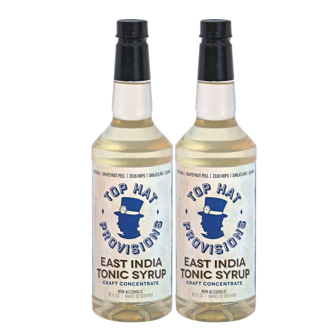 Top Hat East India Tonic Water Syrup & 5x Quinine Concentrate