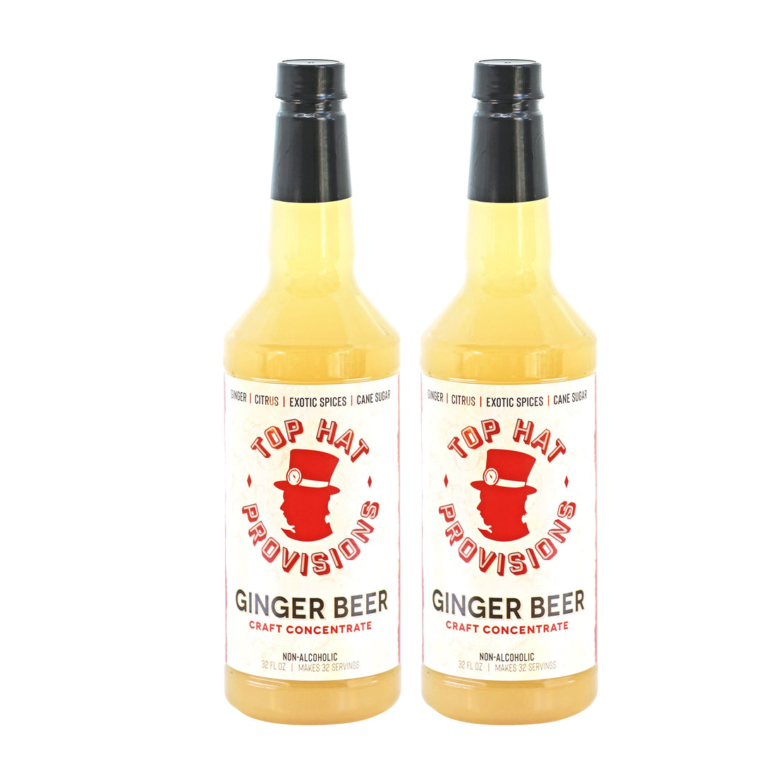 Top Hat Original Ginger Beer Syrup & Batching Concentrate