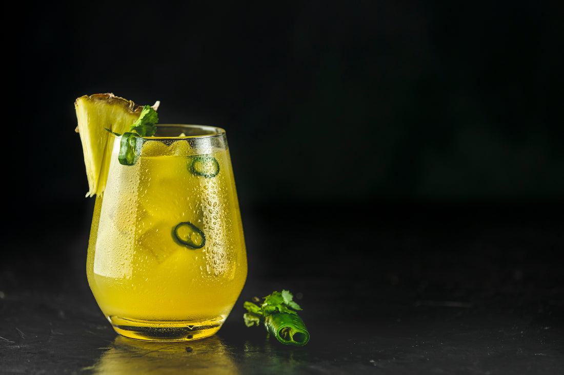 Top Hat Spicy Agave Nectar - Cocktail Ready Hot Agave Syrup