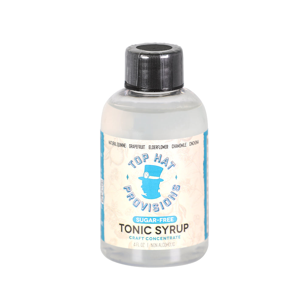 Top Hat Tonic Syrup Trio – East India, Classic, & Diet Tonic Water Concentrates - 3 Pack of 4oz Bottles