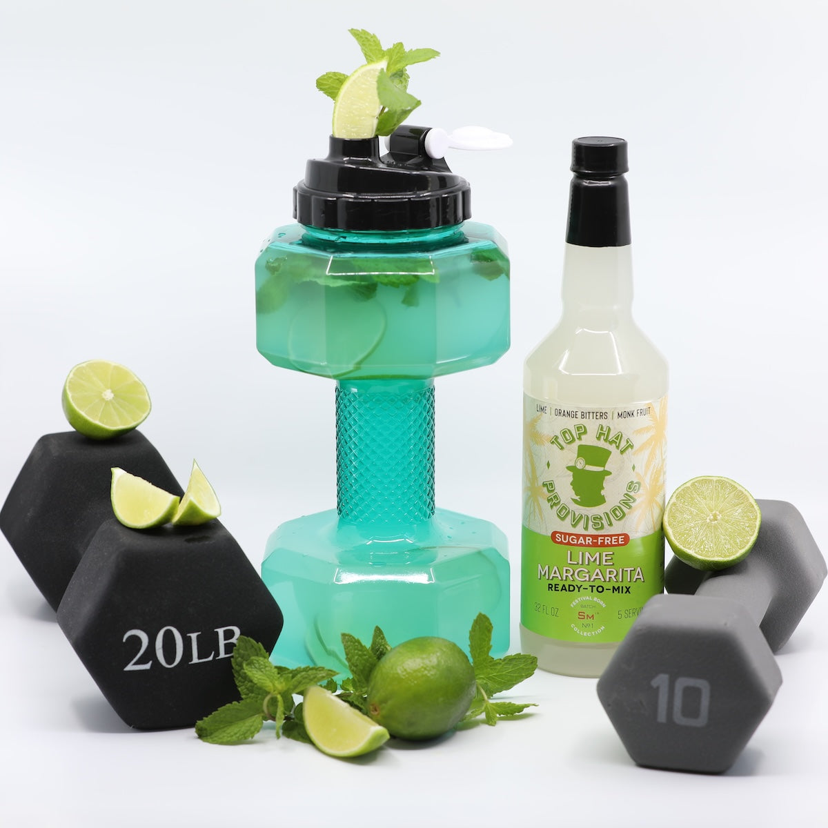 Top Hat Keto Sugar Free Margarita Mix - 12x32oz case B2B