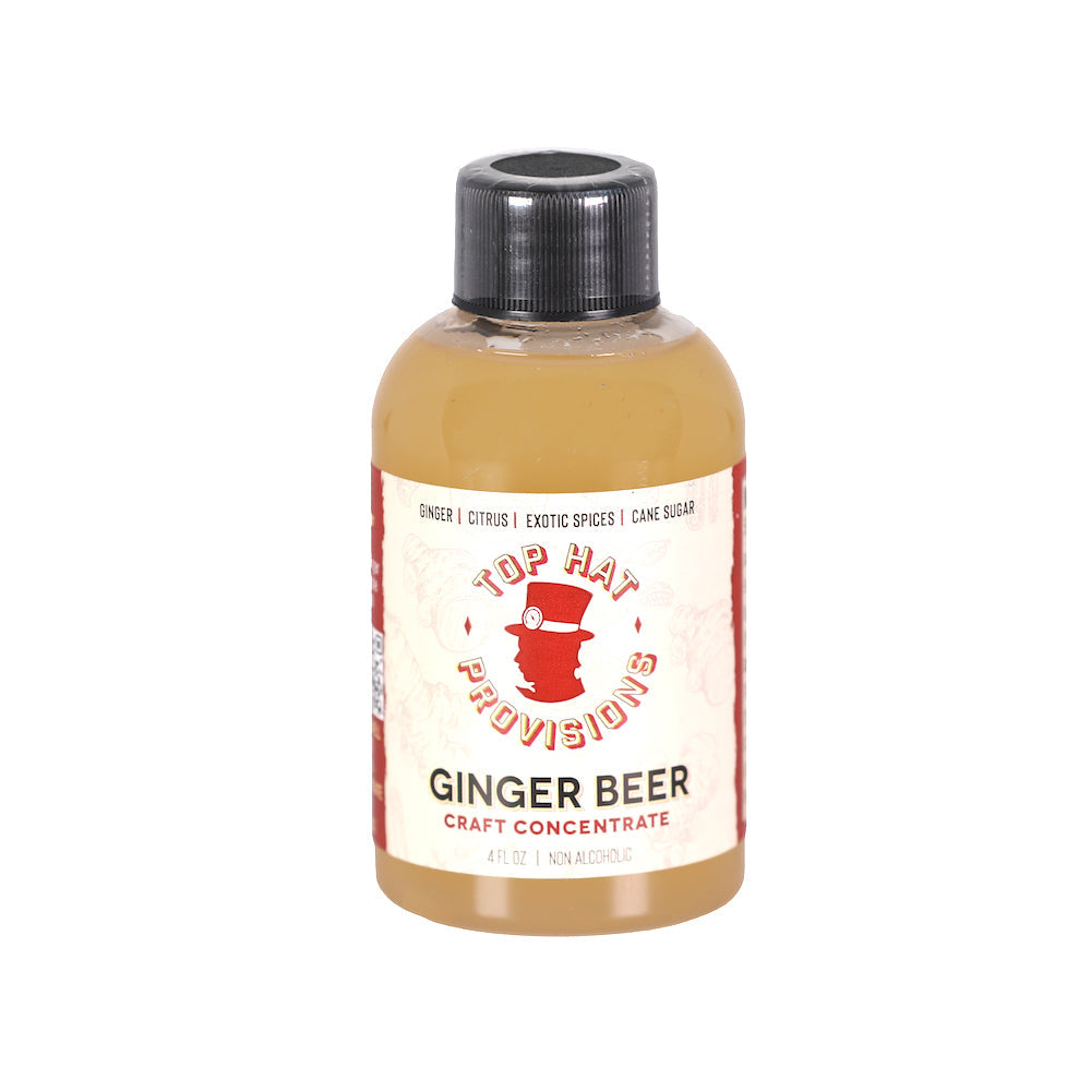 Top Hat Original Ginger Beer Syrup & Batching Concentrate - 4oz Bottle