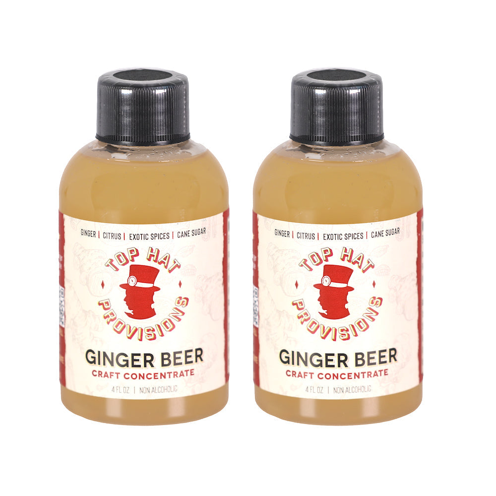 Top Hat Original Ginger Beer Syrup & Batching Concentrate - 4oz Bottle