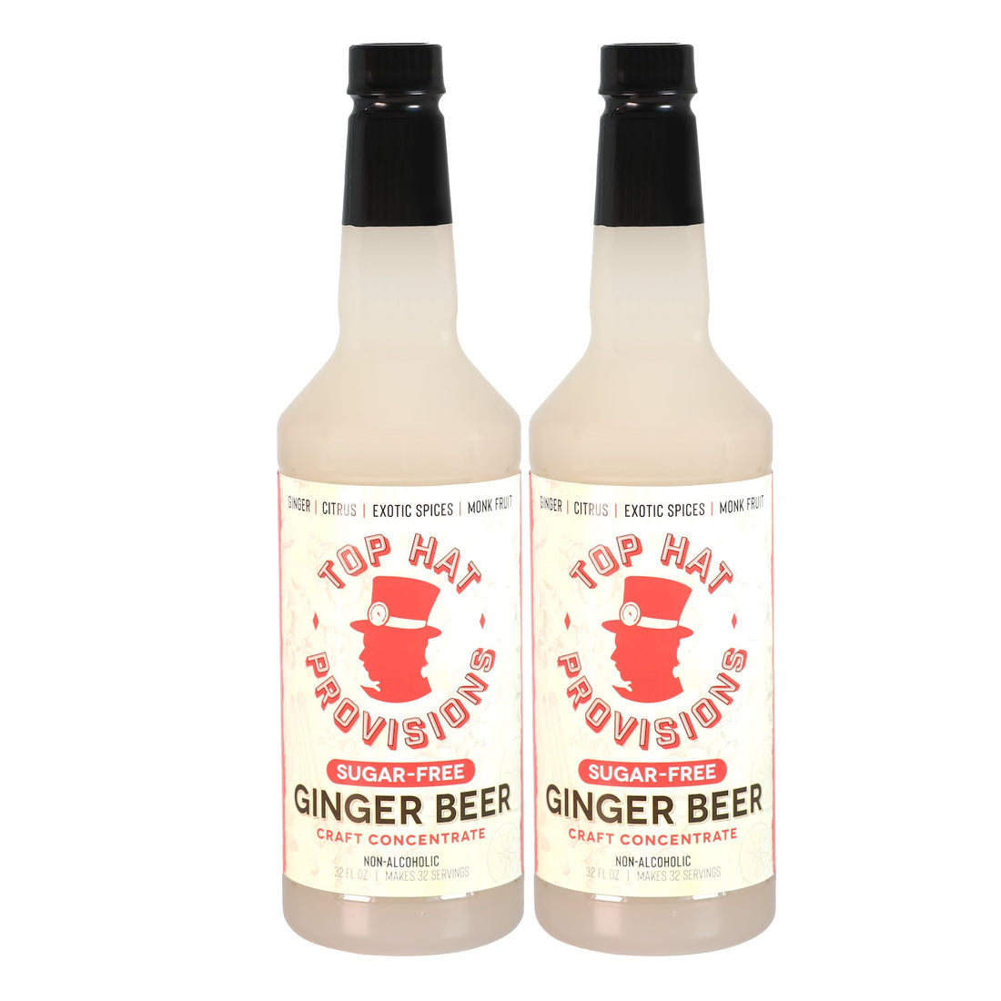 Top Hat Keto Sugar Free Diet Ginger Beer Syrup