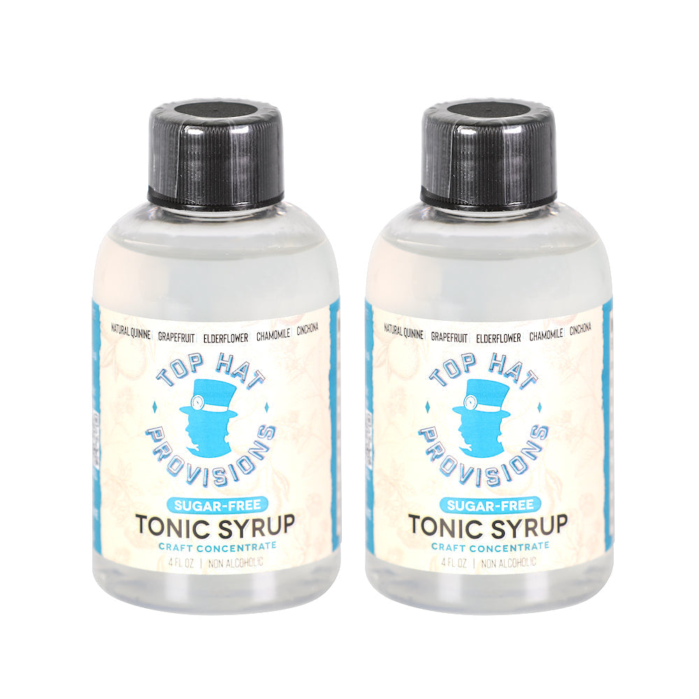 Top Hat Keto Diet Tonic Water Syrup & 5x Quinine Concentrate - 4oz Bottle