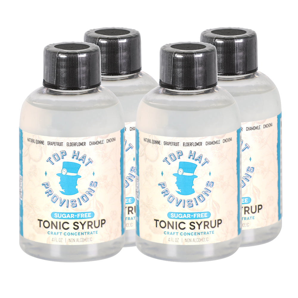 Top Hat Keto Diet Tonic Water Syrup & 5x Quinine Concentrate - 4oz Bottle