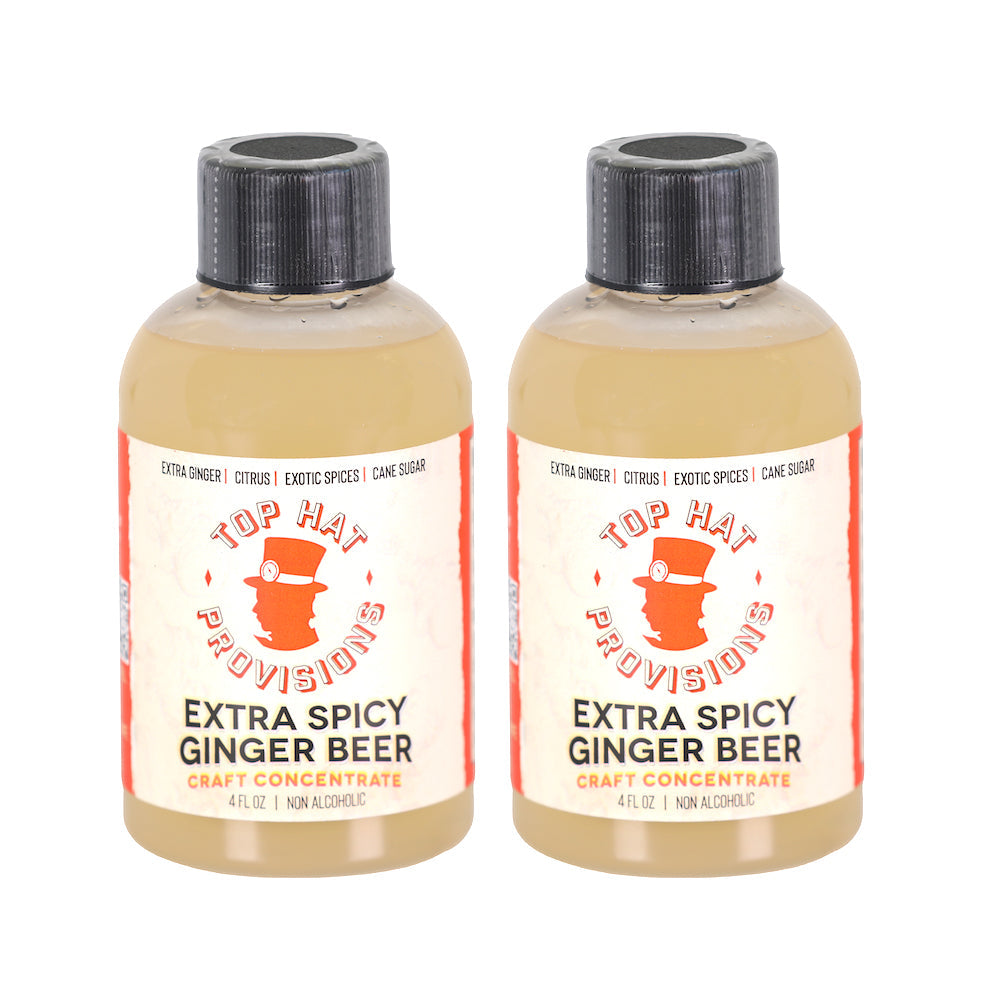 Top Hat Extra Spicy Ginger Beer Syrup & Batching Concentrate - 4oz Bottle