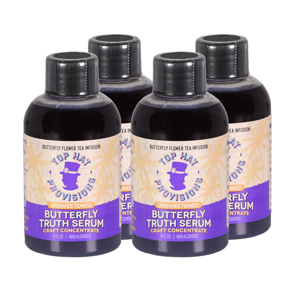 Butterfly Truth Serum - Blue Butterfly Pea Flower Extract & Tea Concentrate - 4oz bottle