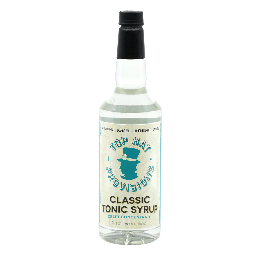 Top Hat Classic Tonic Water Syrup & 5x Quinine Concentrate - 12 pack of 32oz bottles