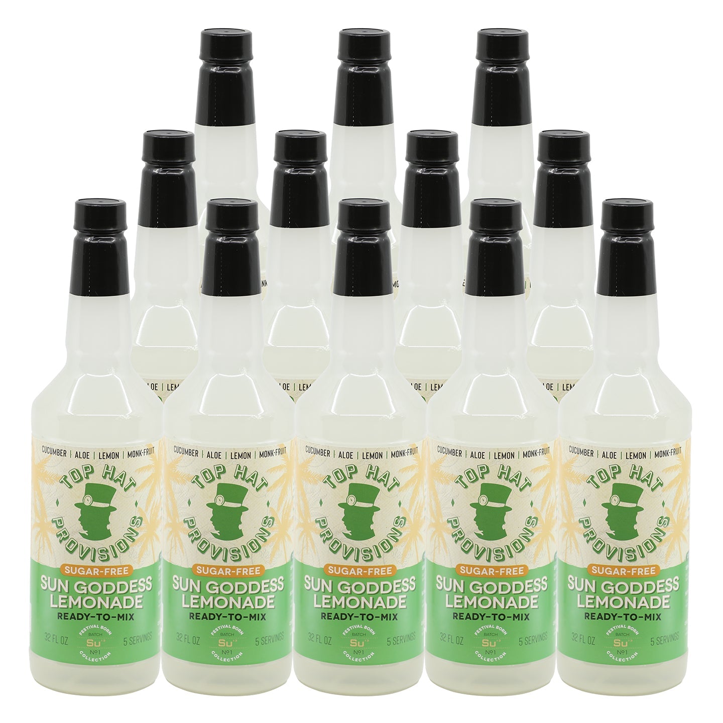 Top Hat Keto Sugar Free Cucumber Lemonade - 12X32oz case