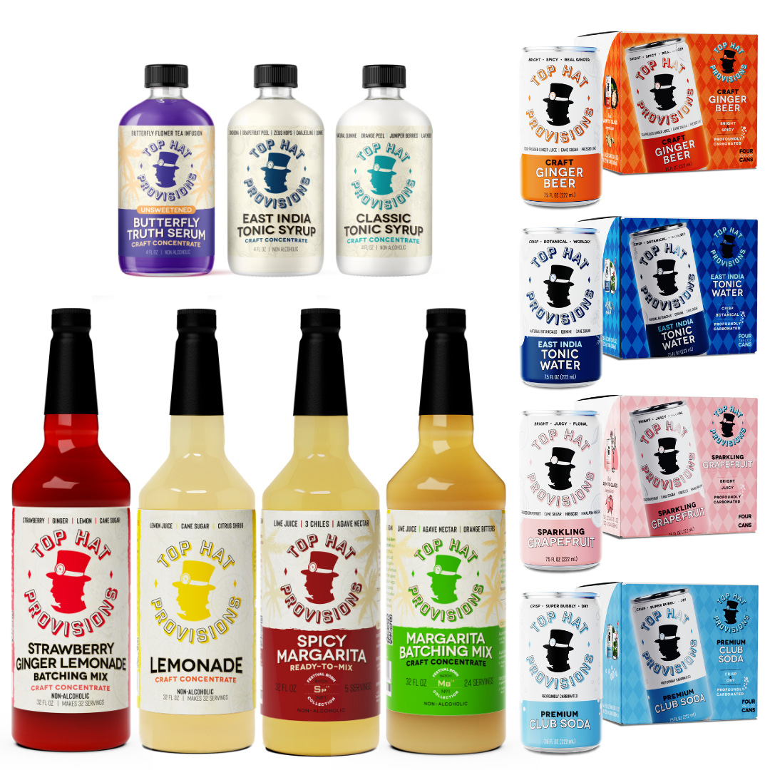 Top Hat Zero Proof Mixology Kit