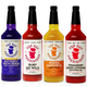 Top Hat Colorful Craft Soda & Home Bar Mixology Combo Kit - 4 pack 32oz bottles