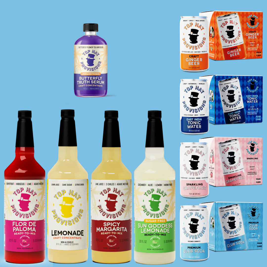 Top Hat Zero Proof Bar Starter Kit