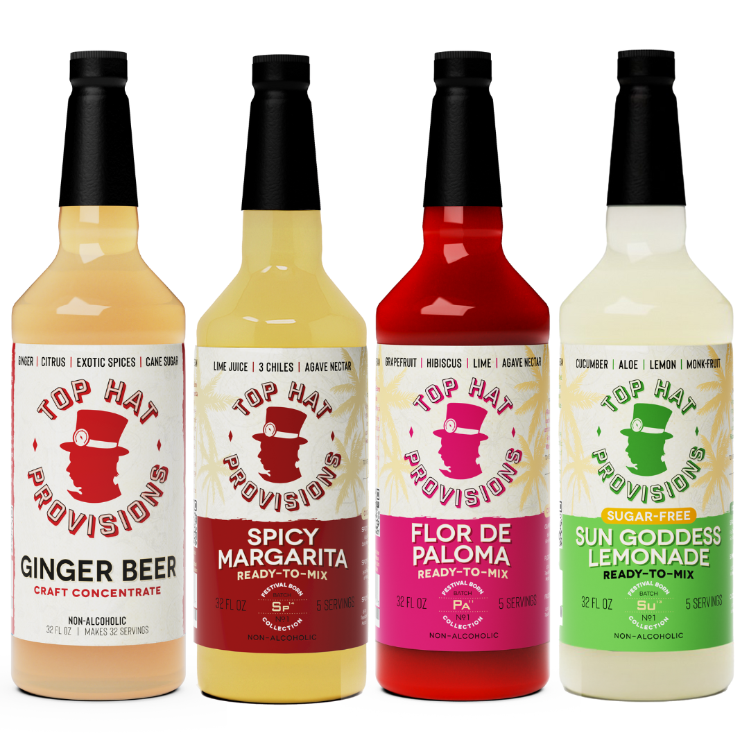 Top Hat Movers & Shakers Cocktail Party Combo Kit (4 pack of 32oz bottles)