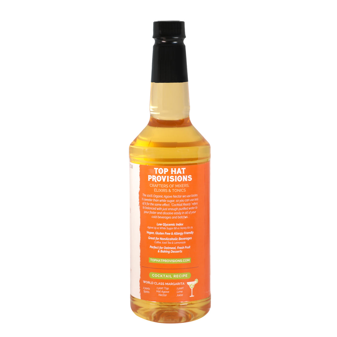Top Hat Agave Nectar - Cocktail Ready Agave Syrup - 12x32oz case