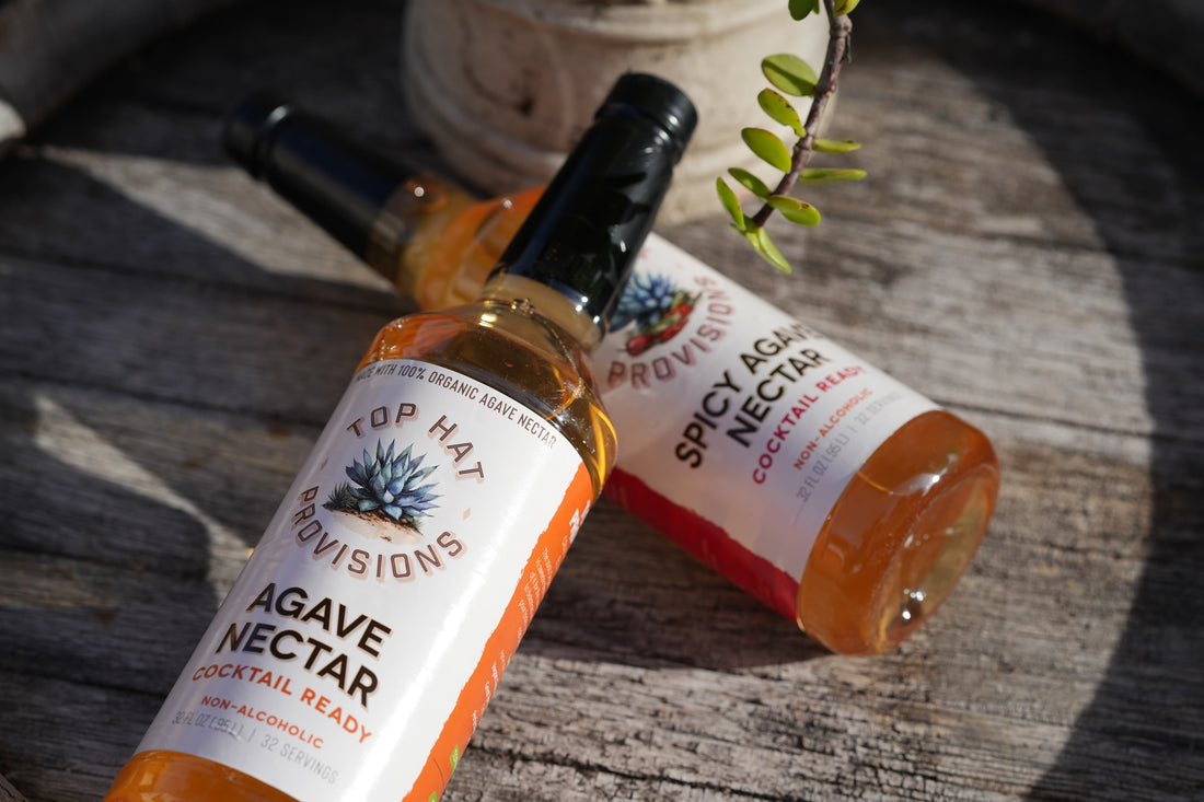 Top Hat Agave Nectar & Spicy Agave Nectar Combo Kit - 2 pack of 32oz bottles