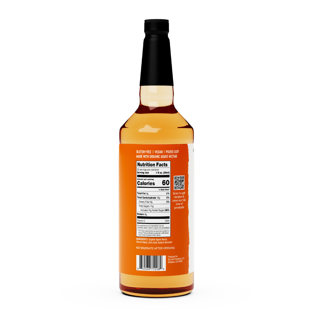 Top Hat Agave Nectar - Cocktail Ready Agave Syrup