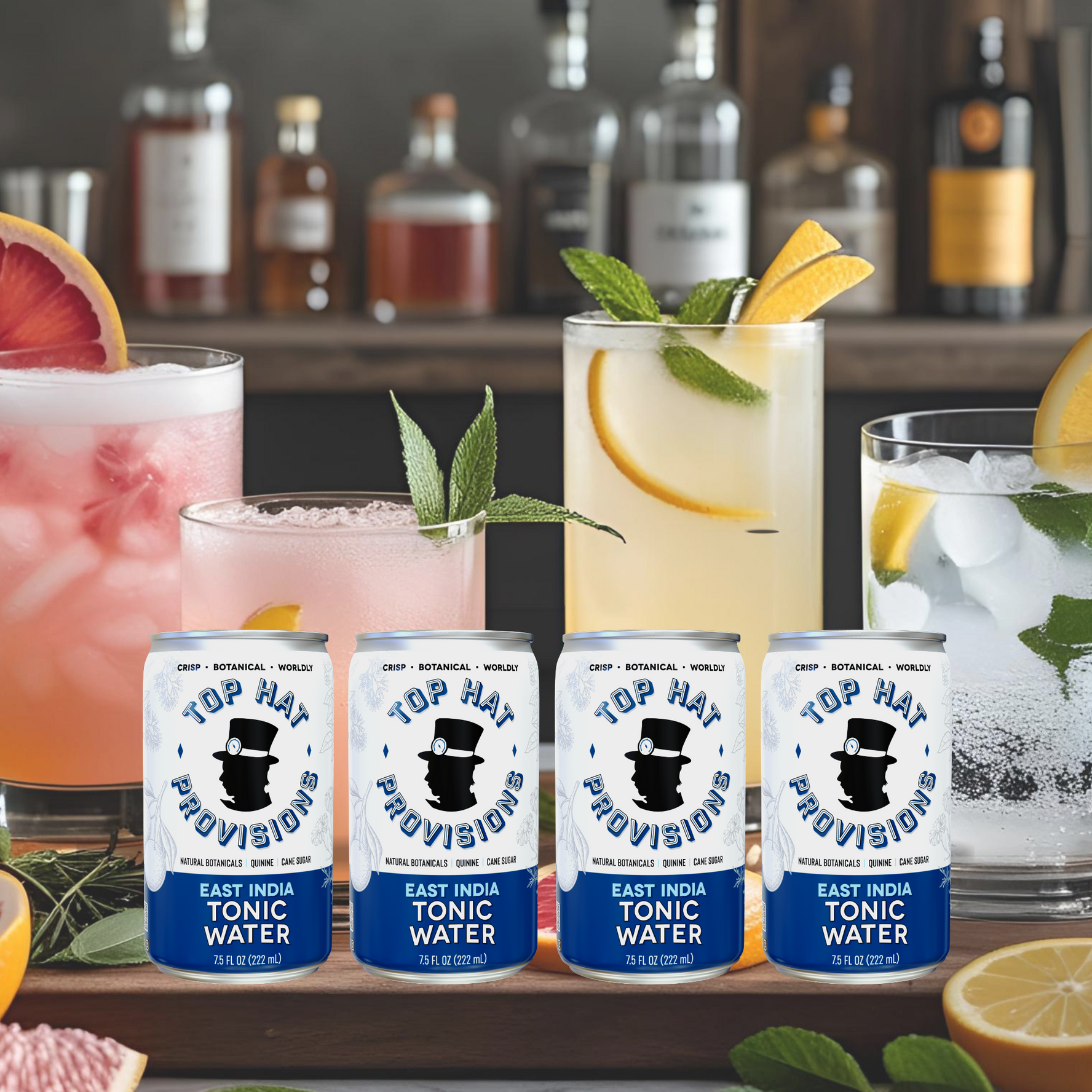Top Hat East India Tonic Water - 24x7.5oz Case - B2B