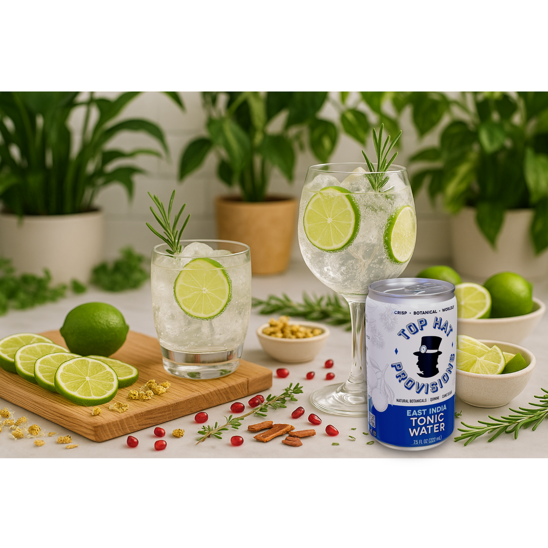 Top Hat East India Tonic Water - 24x7.5oz Case - B2B