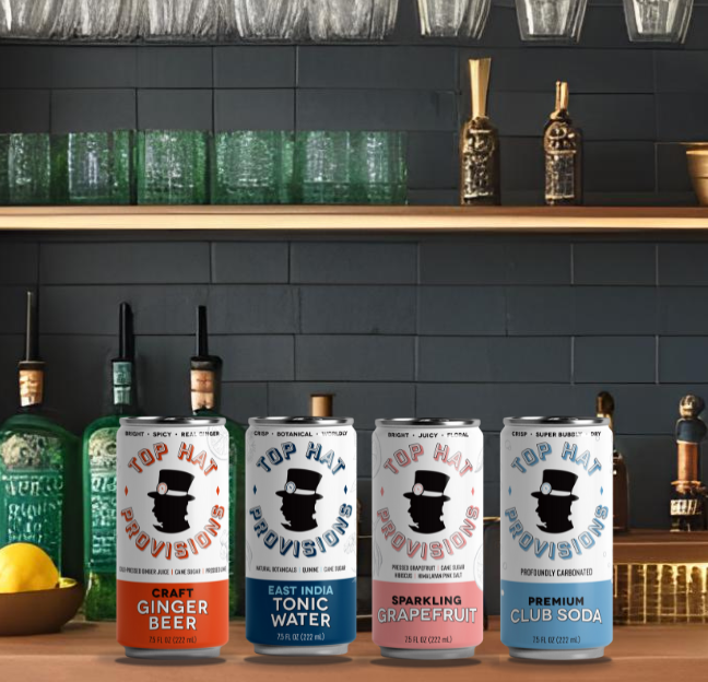 Top Hat Sparkling Drink Mixer Variety Pack