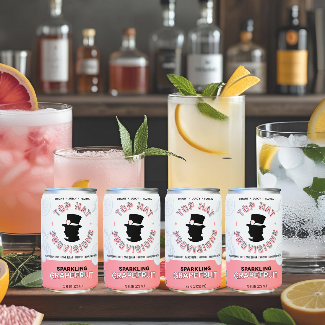 Top Hat Sparkling Grapefruit Soda