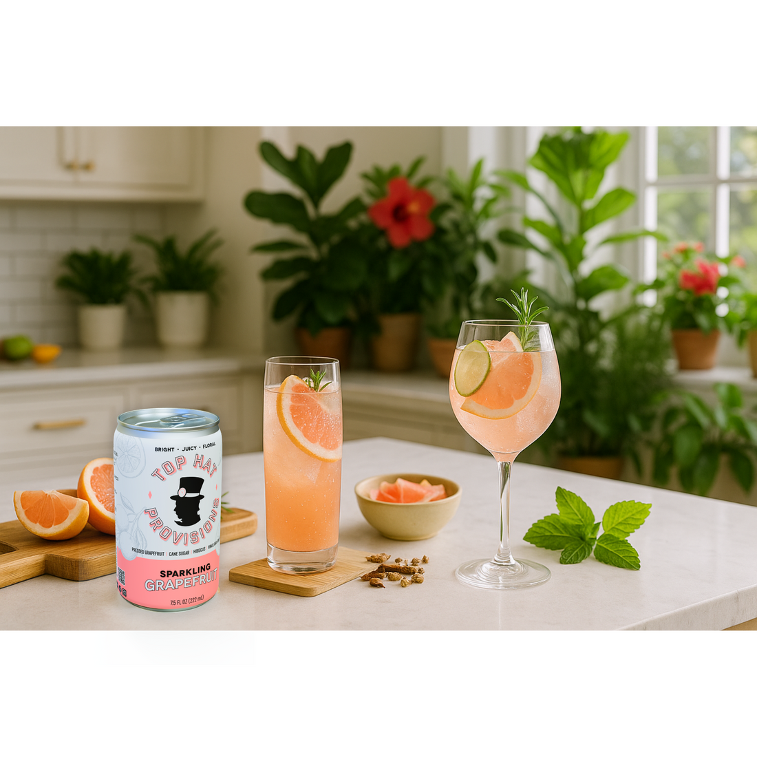 Top Hat Sparkling Grapefruit Soda