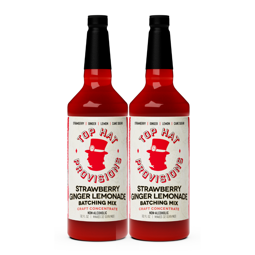 Top Hat Strawberry Ginger Lemonade Concentrate