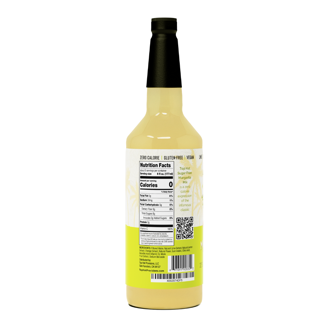 Top Hat Keto Sugar Free Margarita Mix - Ready to Mix