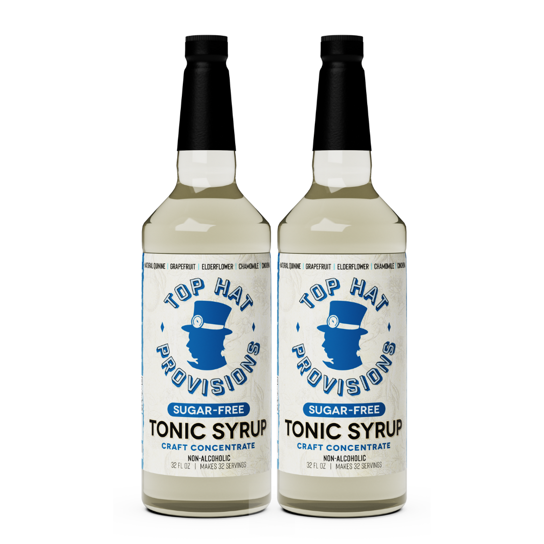 Top Hat Keto Sugar Free Diet Tonic Water Syrup & 5x Quinine Concentrate