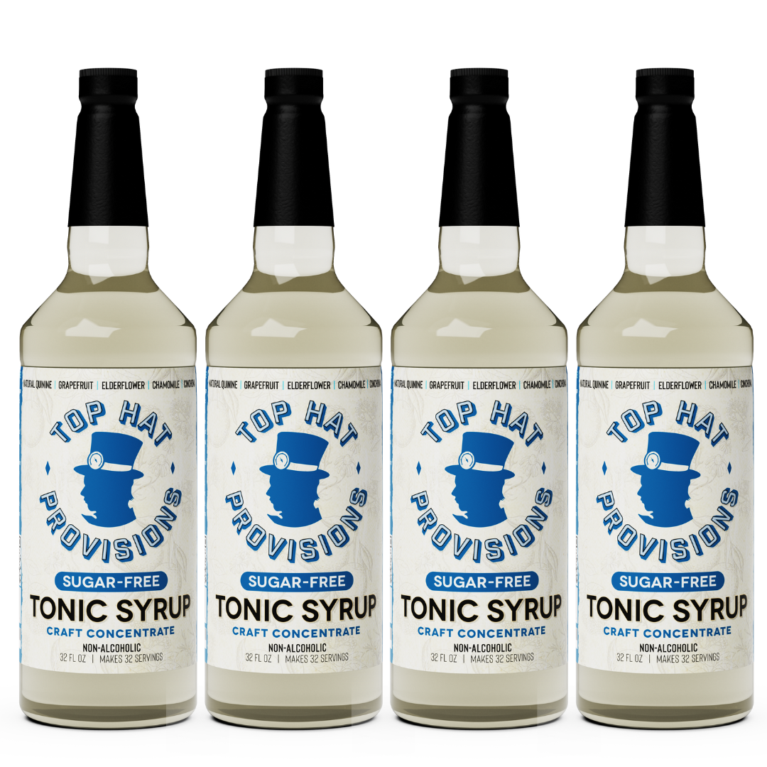 Top Hat Keto Sugar Free Diet Tonic Water Syrup & 5x Quinine Concentrate