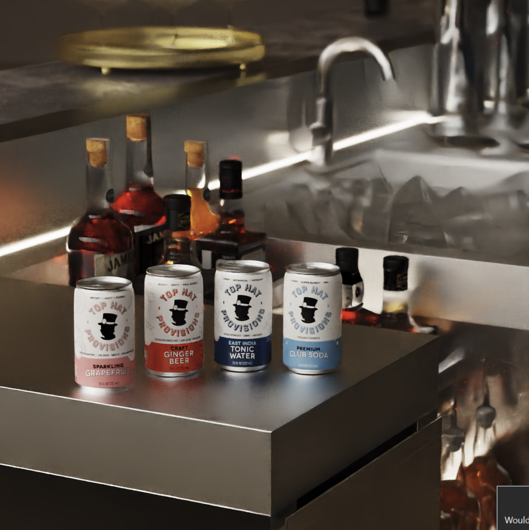Top Hat Premium Natural Soda Mixer Variety Pack