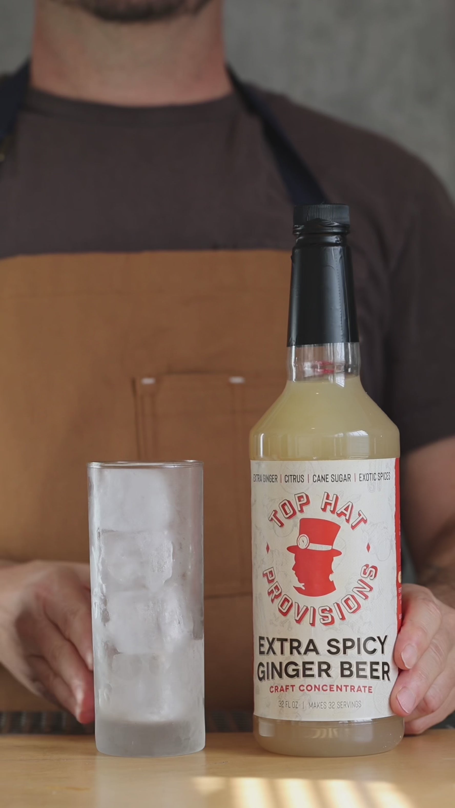 Spciy Ginger bottle