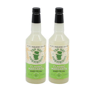 Top Hat Classic Lime Margarita Mix (made with agave nectar & organic lime juice) - 12x32oz Case