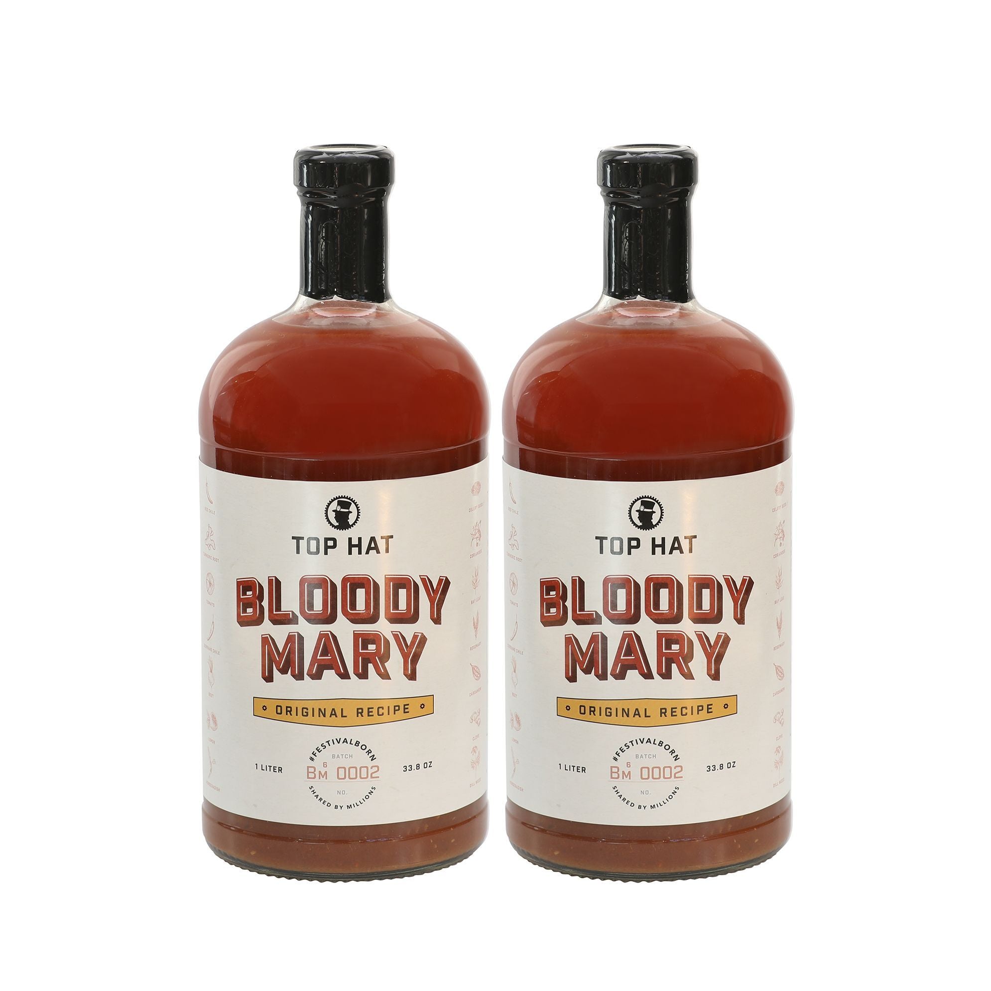 Top Hat Bloody Mary & Michelada Mix - 12x1liter case