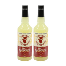 Load image into Gallery viewer, Top Hat Spicy Margarita Mix (made with agave nectar &amp; organic lime juice) - 12x32oz case
