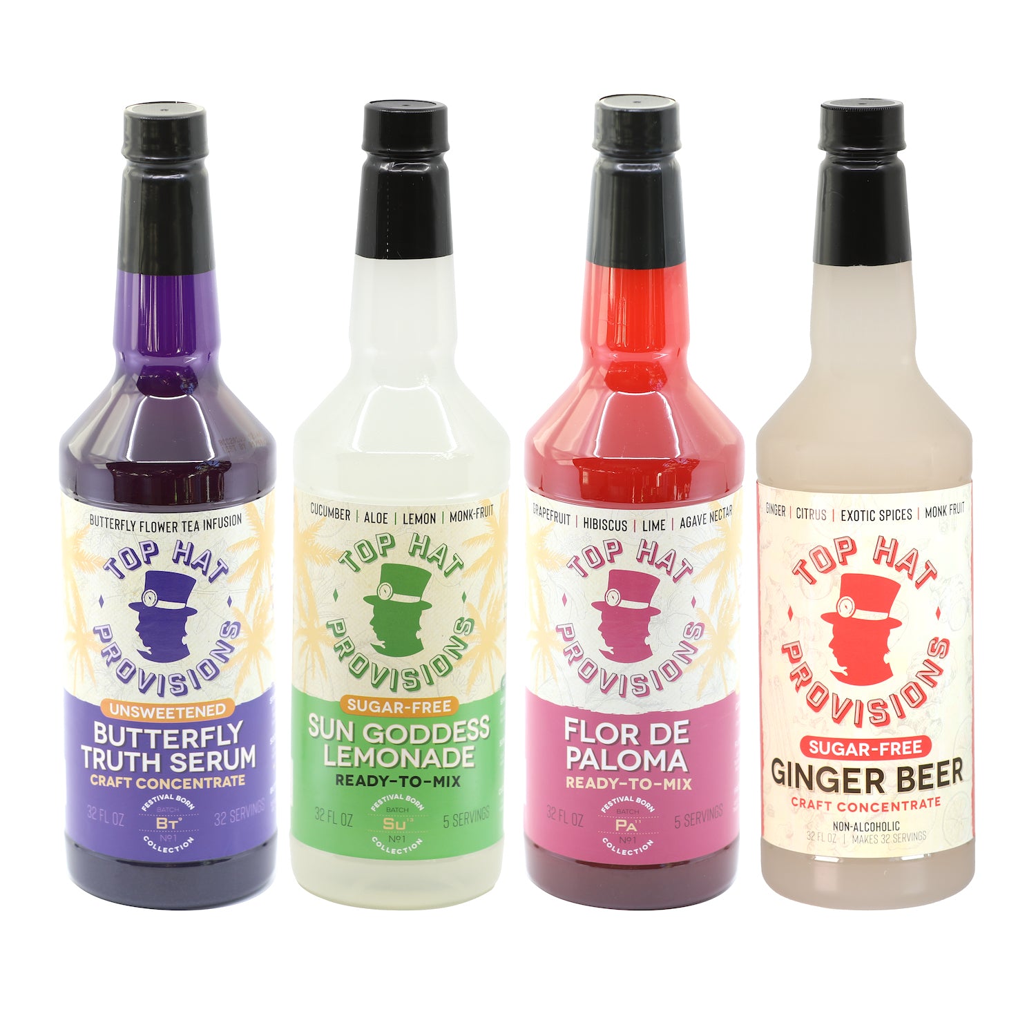 Top Hat Mojave Sister Cocktail Party Combo Kit - 4 pack of 32oz bottles