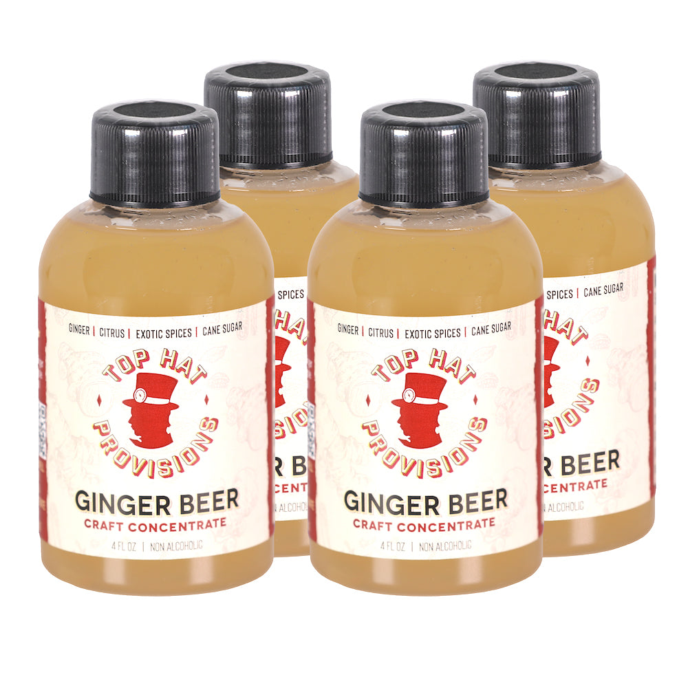 Top Hat Original Ginger Beer Syrup & Batching Concentrate - 4oz Bottle